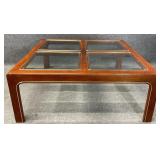 Glass Insert Coffee Table