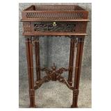Mahogany Gallery Top Stand