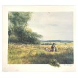 Adolf Sehring S/N Print w/ Hand Painted Remarque