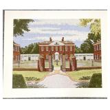 Tryon Palace Woven Tapestry w/ Mat Frame