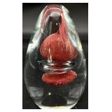 Vintage Art Glass Paperweight