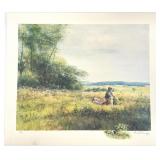 Adolf Sehring S/N Print w/ Hand Painted Remarque