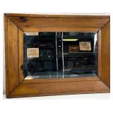 Early Pine Frame Hanging Mirror