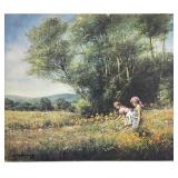 Adolf Sehring Hand Embellished Unique Lithograph