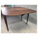 Antique Mahogany Drop Leaf Table