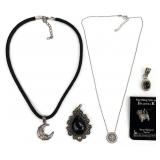 Vintage Sterling Silver Pendants & Necklaces