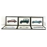 6 Vintage BMW Cars Framed Art Prints