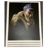 4 Adolf Sehring 'Leroy' S/N Artist Proof & Prints