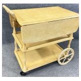 Vintage Italian Drop Leaf Tea Cart