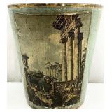 Vintage Italian Florentine Waste Basket