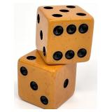 2pc Large 1.5 ' Bakelite Dice
