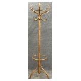 Oak 6ft Swivel Hat/Coat Rack