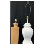 2 Vintage Ceramic Table Lamps