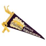 Vintage Chicago Natural History Museum Pennant