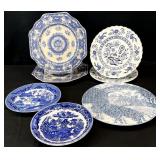 Asst Blue & White Dishes