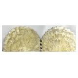 2 Balos Mother of Pearl Capiz Shell Placemats