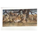 Gary Swanson S/N Tsavo Pride Lion Art Print