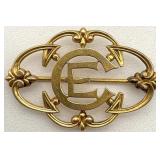 Vintage 9K? / 10K? Gold Brooch