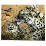 Gary Swanson S/N Cheetah Love Wildlife Art Print