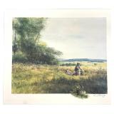 Adolf Sehring S/N Print w/ Hand Painted Remarque