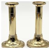 Pair Baldwin 6 ' Brass Candlesticks