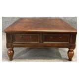 Bernhardt Banded Cherry Coffee Table