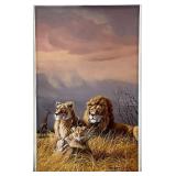 Gary Swanson Ltd Ed Serengeti Storm Wildlife Print