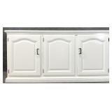 White Three Door Credenza