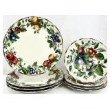 8pc Sakura Sonoma Excell Stoneware Plates