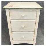 Paint Decorated Three Drawer Chest