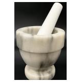 Vintage Marble Mortar & Pestle