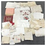 Vintage Embroidered & Handmade Linen & More