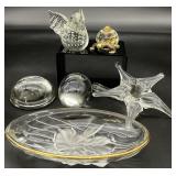 Vintage Crystal / Glass Figurines & More