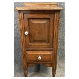 Small Antique Oak Wash Stand