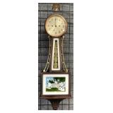 New Haven Reverse Painted Banjo Clock