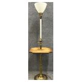 Vintage Torchiere Lamp Table