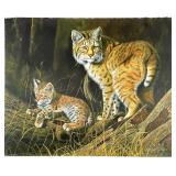 Gary Swanson S/N Bobcat Wildlife Art Print