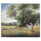 Adolf Sehring Hand Embellished Unique Lithograph