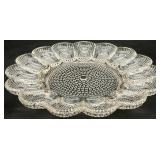 Indiana Glass Hobnail Glass Egg Plate