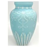 Reproduction? Cameo Art Glass Vase, Signed Galle'