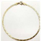 Signed Italian 14K Gold Bracelet