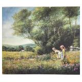 Adolf Sehring Hand Embellished Unique Lithograph