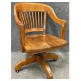 Antique Banker's Chair