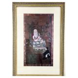 Lohan Buddhist Saint With Attendant Art Print