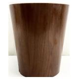 Mid Century Rainbow Servex Teak Wastebasket