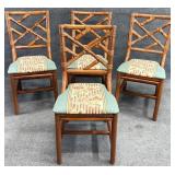 Four Rattan Chairs