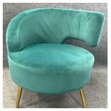Modern Low Green Decorator Chair