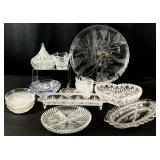 Asst Crystal & Glass Dishes