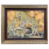 XL Ramsey Mapunde Original Painting, Leopards
