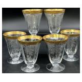 Tiffin Franciscan Melrose Clear Juice Glasses